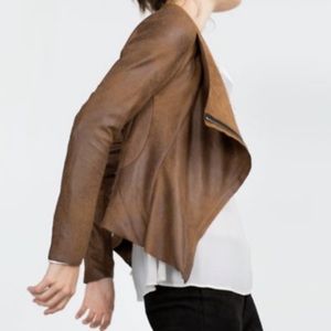 Zara faux suede jacket